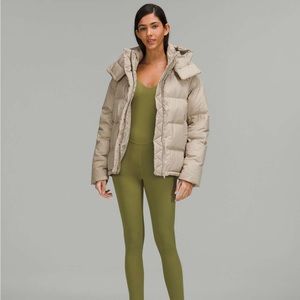 Lululemon Wunder Puff Down Jacket Raw Linen